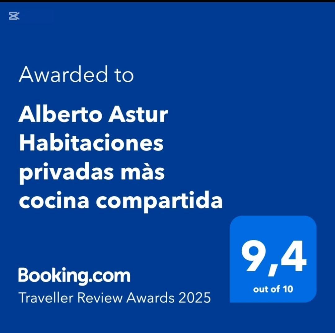 Alberto Astur Habitaciones Privadas Mas Cocina Compartida Oviedo Eksteriør billede